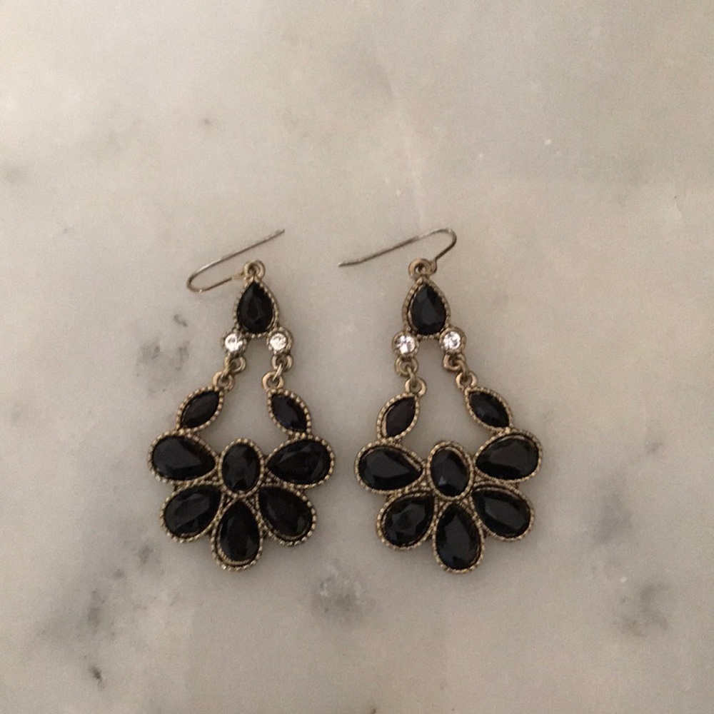 Black Statement Earrings
